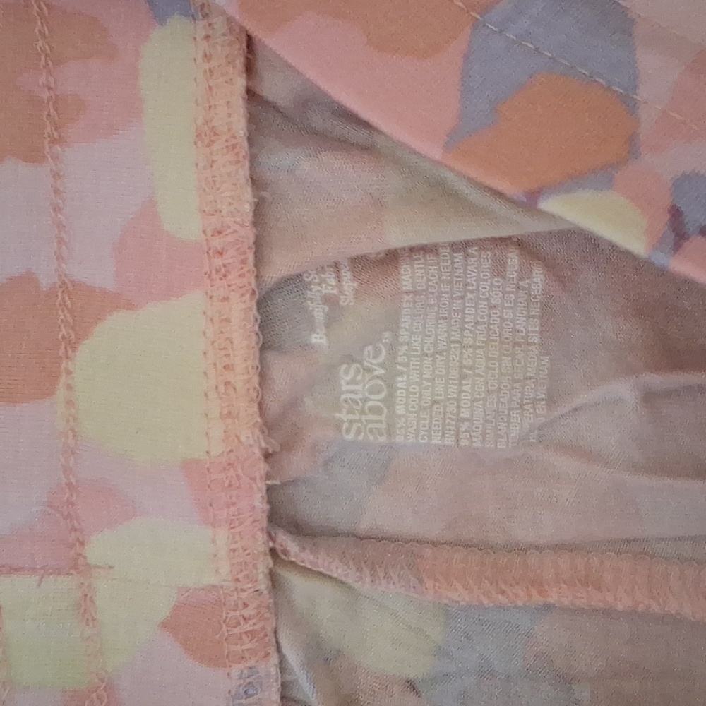 Stars Above Peach and Lavender Lounge Pants - Picture 2 of 2